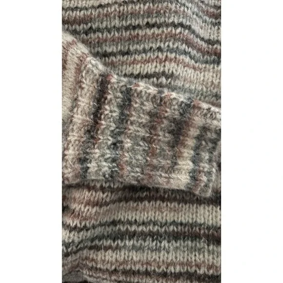 VERONICA BEARD Sweater Women sz Lg ALSTON Soft Mock Neck Pullover NWOT Tan Brown - Picture 5 of 5